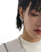 Gothic Wings Drop Earrings