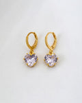 Juliet Heart Huggies Earrings