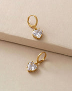 Juliet Heart Huggies Earrings