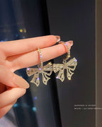 Loving Bow Drop Earrings