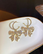 Loving Bow Drop Earrings