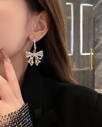 Loving Bow Drop Earrings