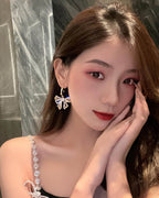 Loving Bow Drop Earrings