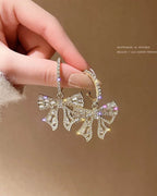 Loving Bow Drop Earrings