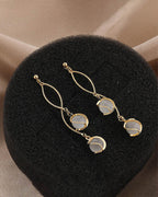 Lunar Orbit Dangle Earrings