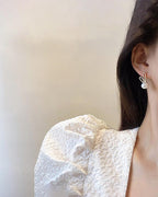 Luna Bunny Silver Stud Earrings