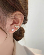 Mermaid Pearl Stud Drop Earrings