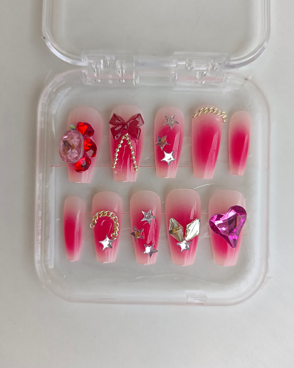 PINK GLAM STARBRUST CLAWS