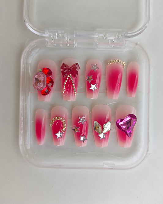 PINK GLAM STARBRUST CLAWS