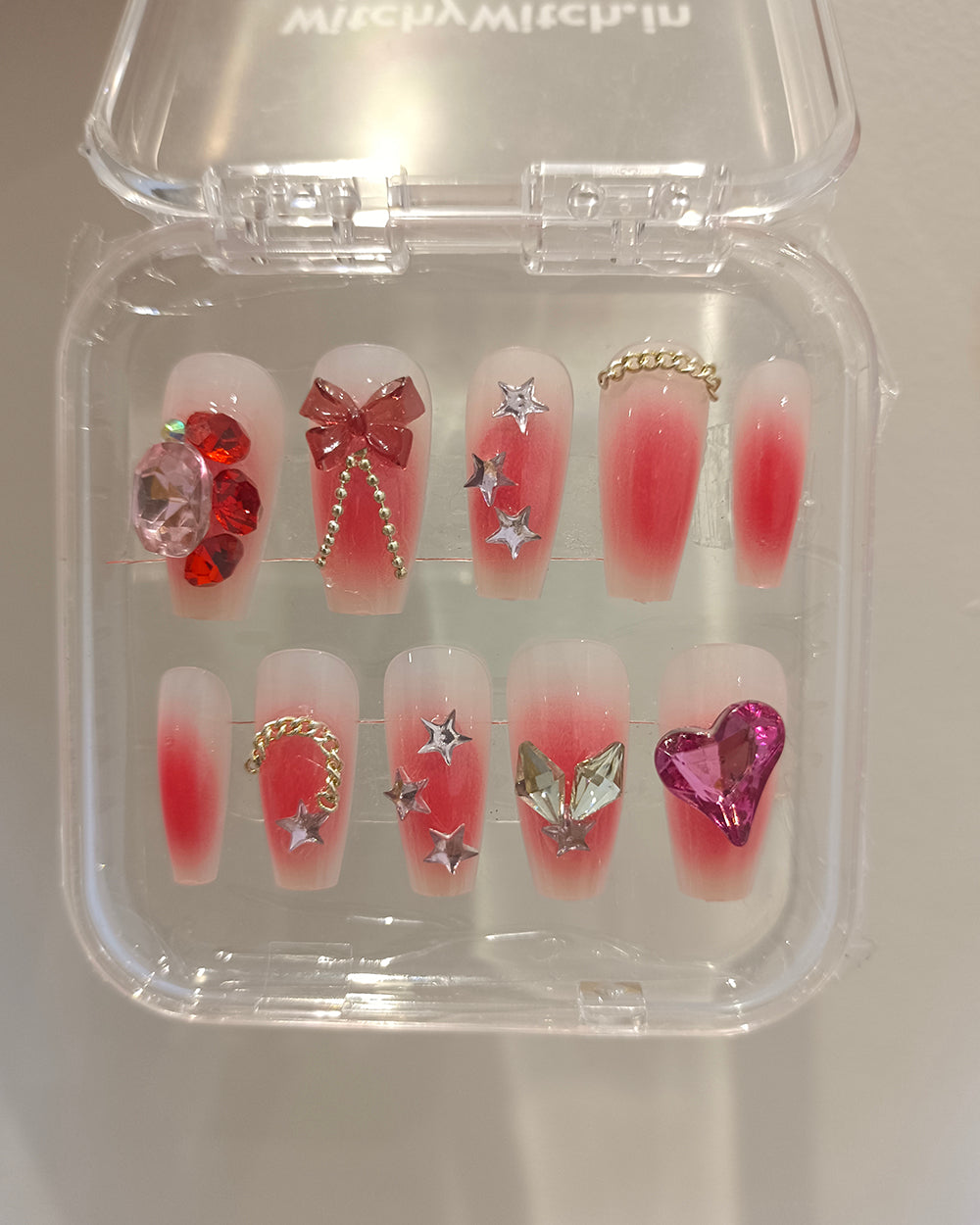 PINK GLAM STARBRUST CLAWS