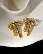 Scalloped Bow Earrings