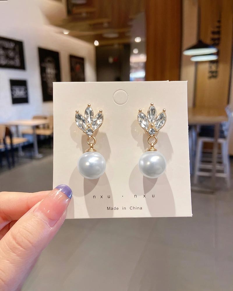 Prism Butterfly Wings Stud Drop Earrings
