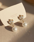 Prism Butterfly Wings Stud Drop Earrings