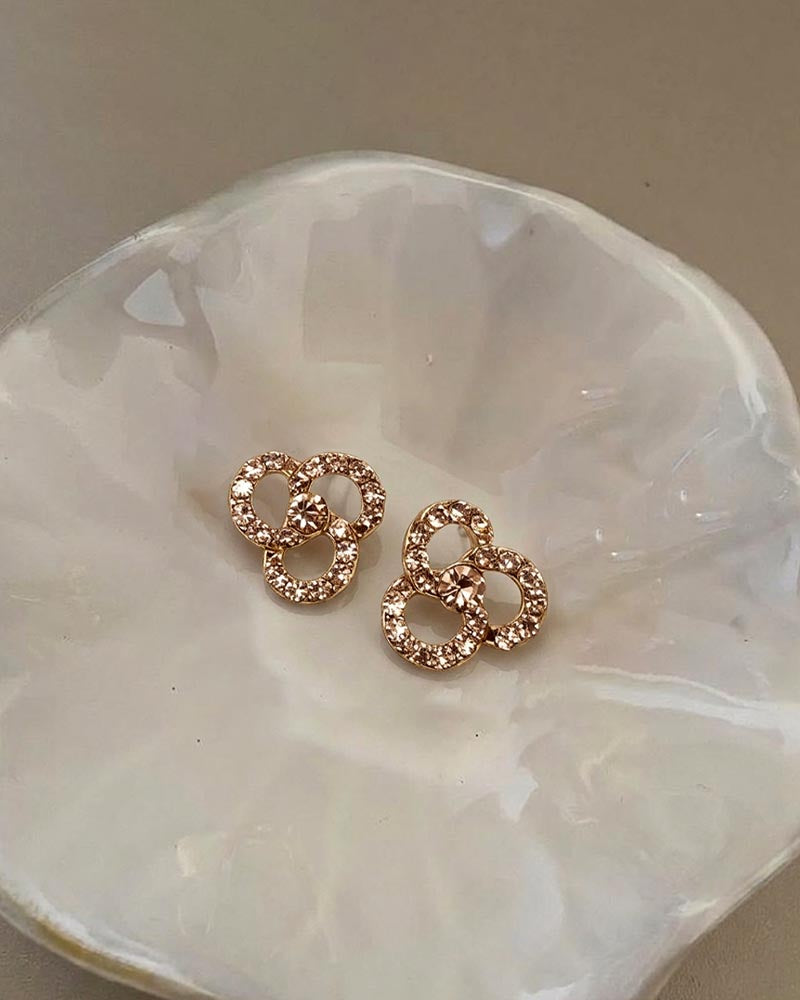 Spark Trio Stud Earrings