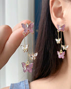 Twilight Butterfly Dangle Earrings