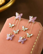 Twilight Butterfly Dangle Earrings
