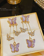 Twilight Butterfly Dangle Earrings