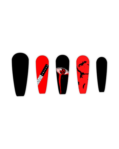 BLOODY EYE ITACHI NARUTO CLAW