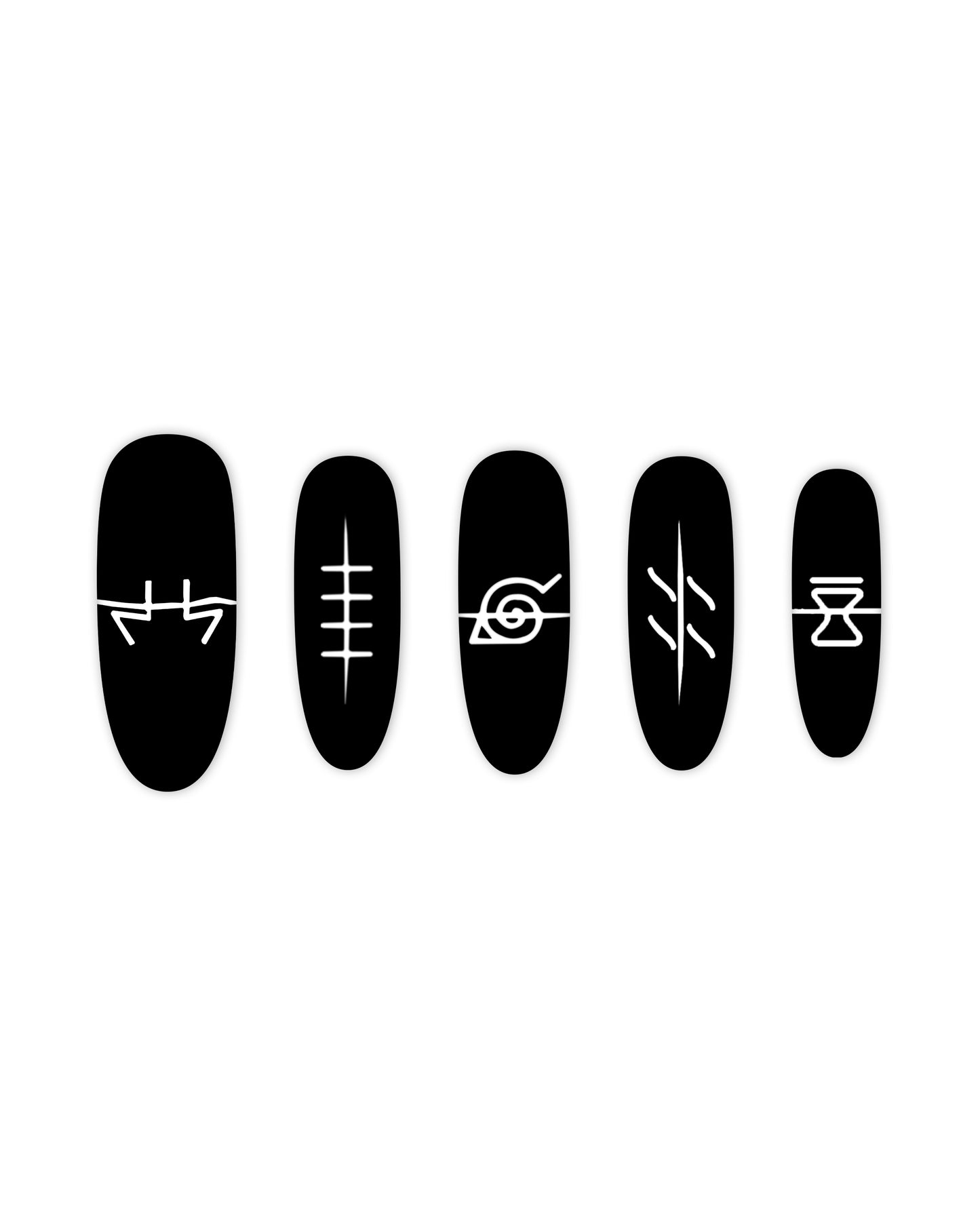 ANTI VILLAGE SYMBOLS NARUTO CLAW