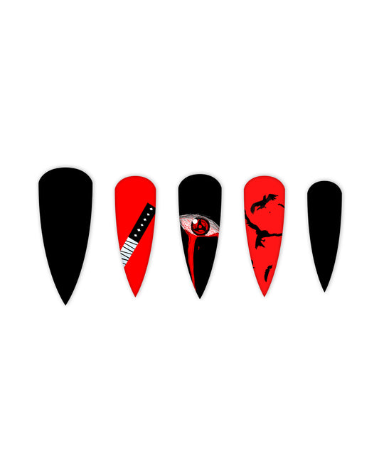 BLOODY EYE ITACHI NARUTO CLAW