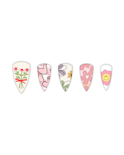 LOVE FLORAL CLAW